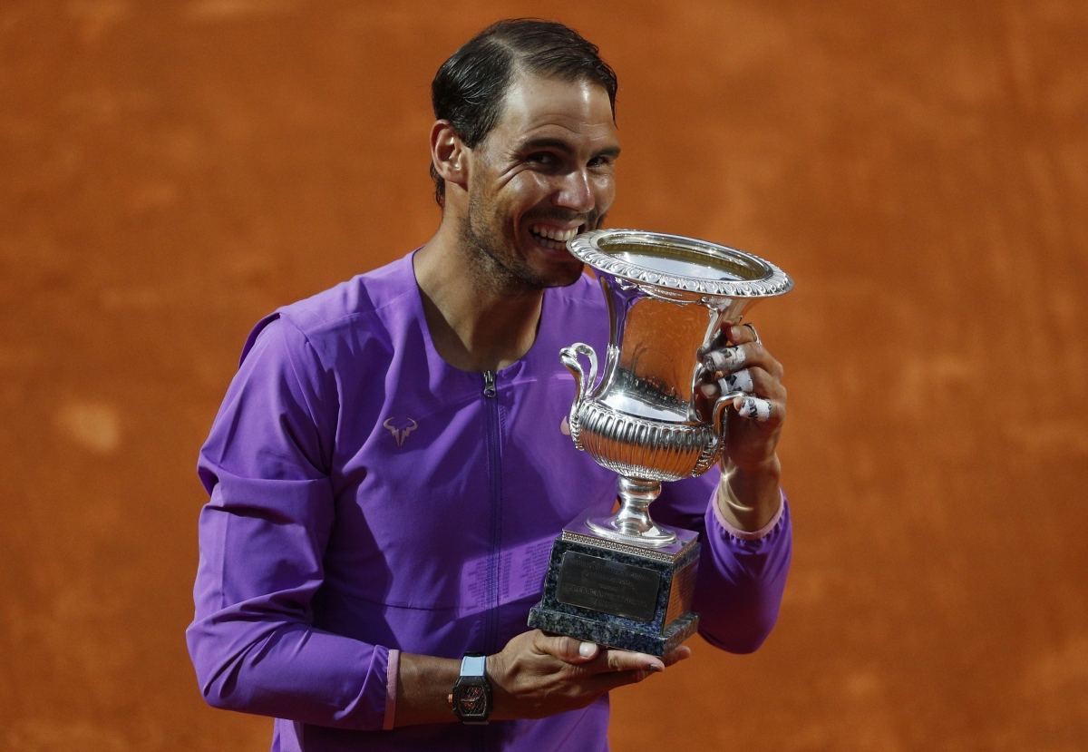 Nadal lần thứ 10 vô địch Rome Open 2021